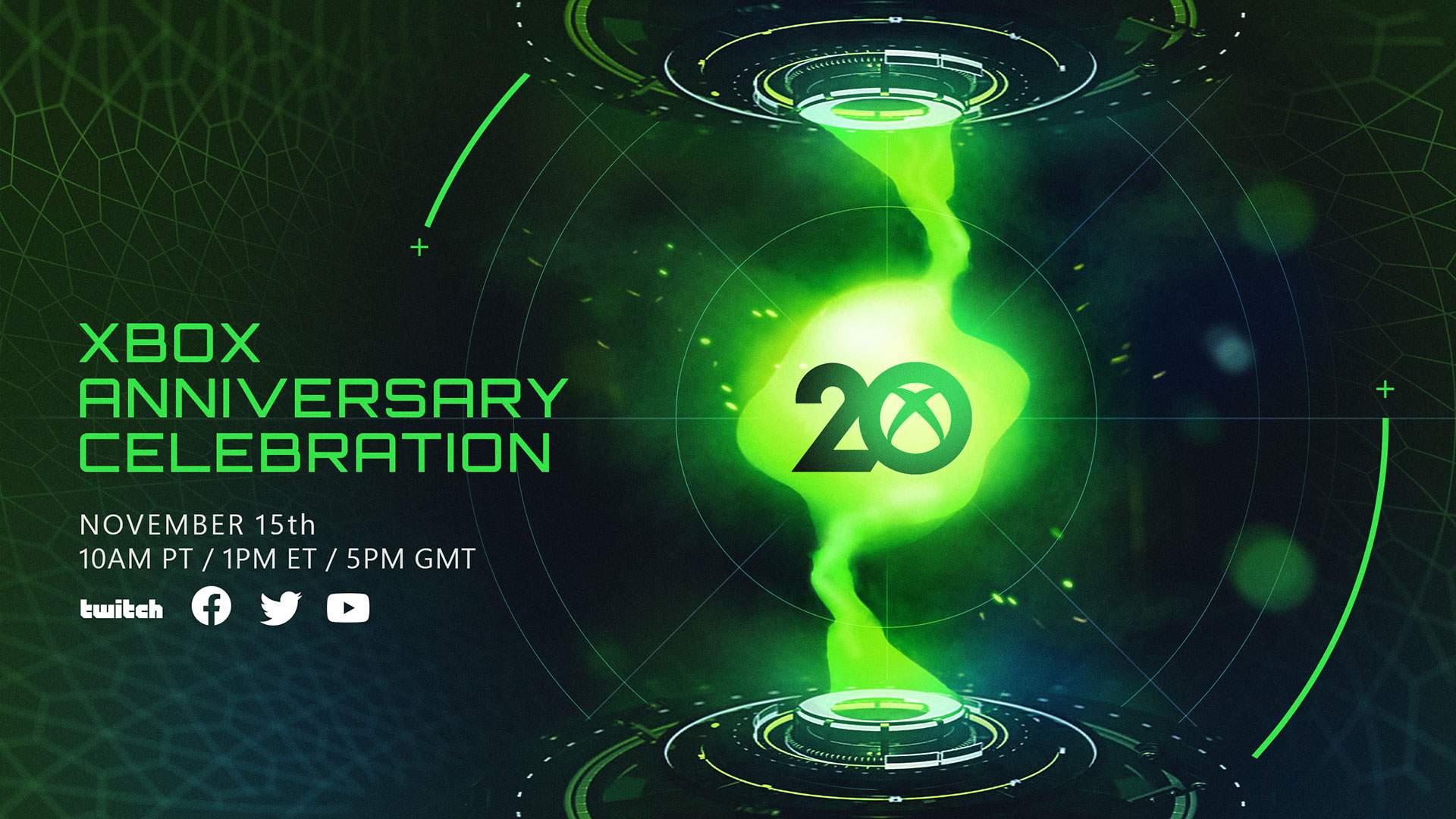 Microsoft เตรียมจัดงาน Xbox 20th Anniversary Celebration ในเดือนพฤศจิกายนนี้