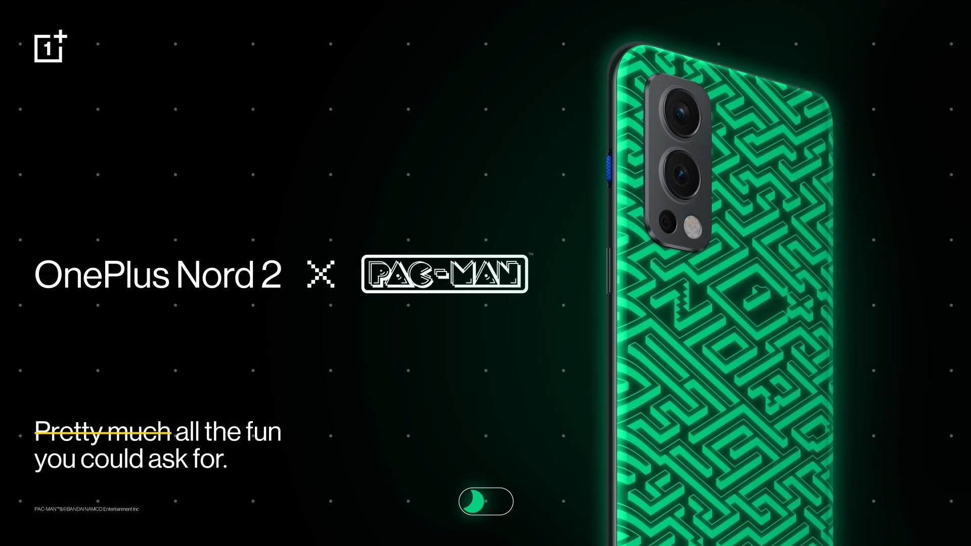 เผยโฉม OnePlus Nord 2 PAC-MAN Edition ฝาหลังเรืองแสงได้!