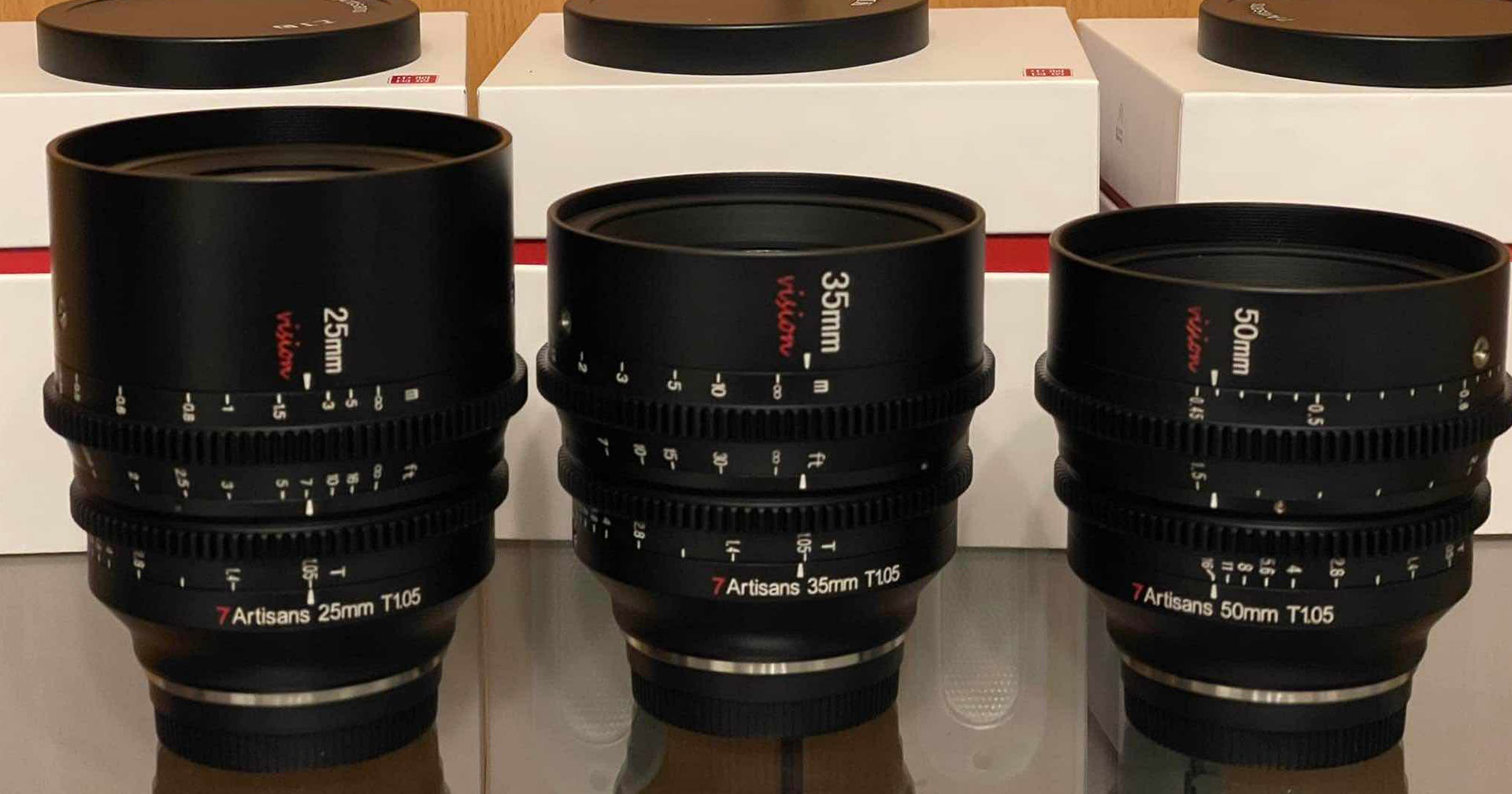 7Artisans 25mm T1.05, 35mm T1.05 และ 50mm T1.05 เตรียมเปิดตัวเร็วๆ นี้