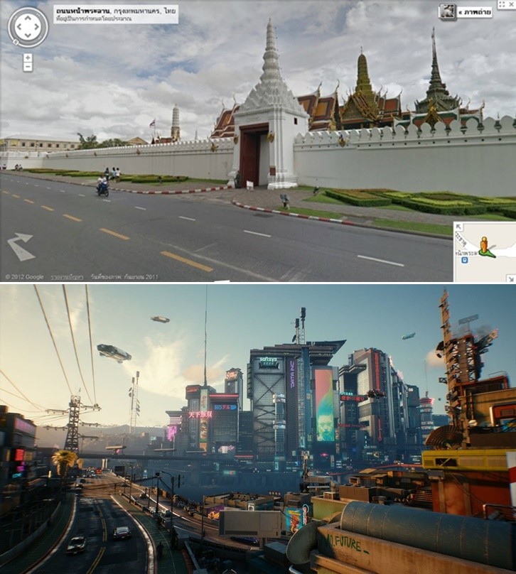 Google Street View
Cyberpunk 2077