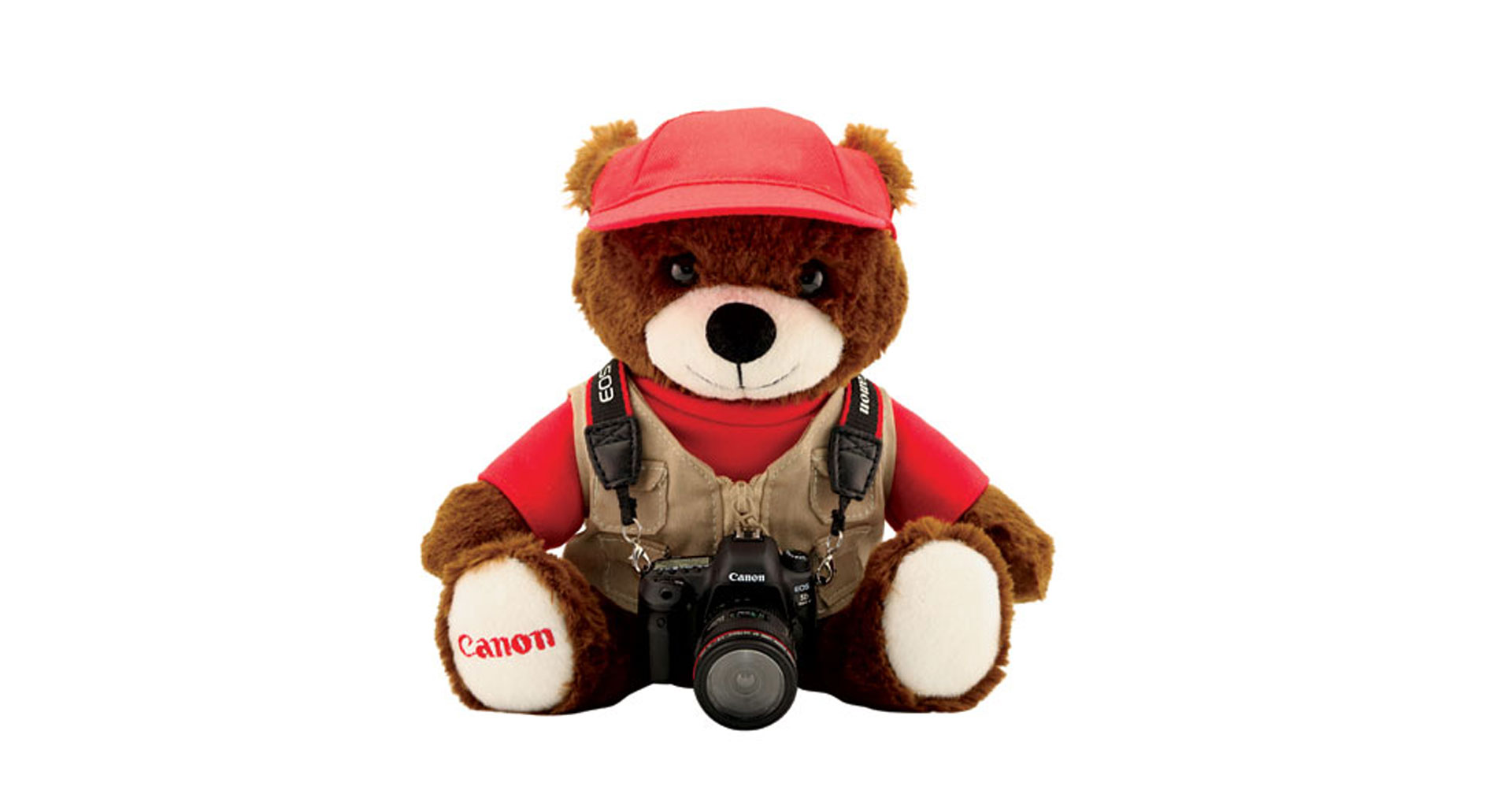 Canon USA เอาใจนักสะสม วางขายตุ๊กตาหมีสุดน่ารัก คล้องกล้อง EOS 5D Mark IV