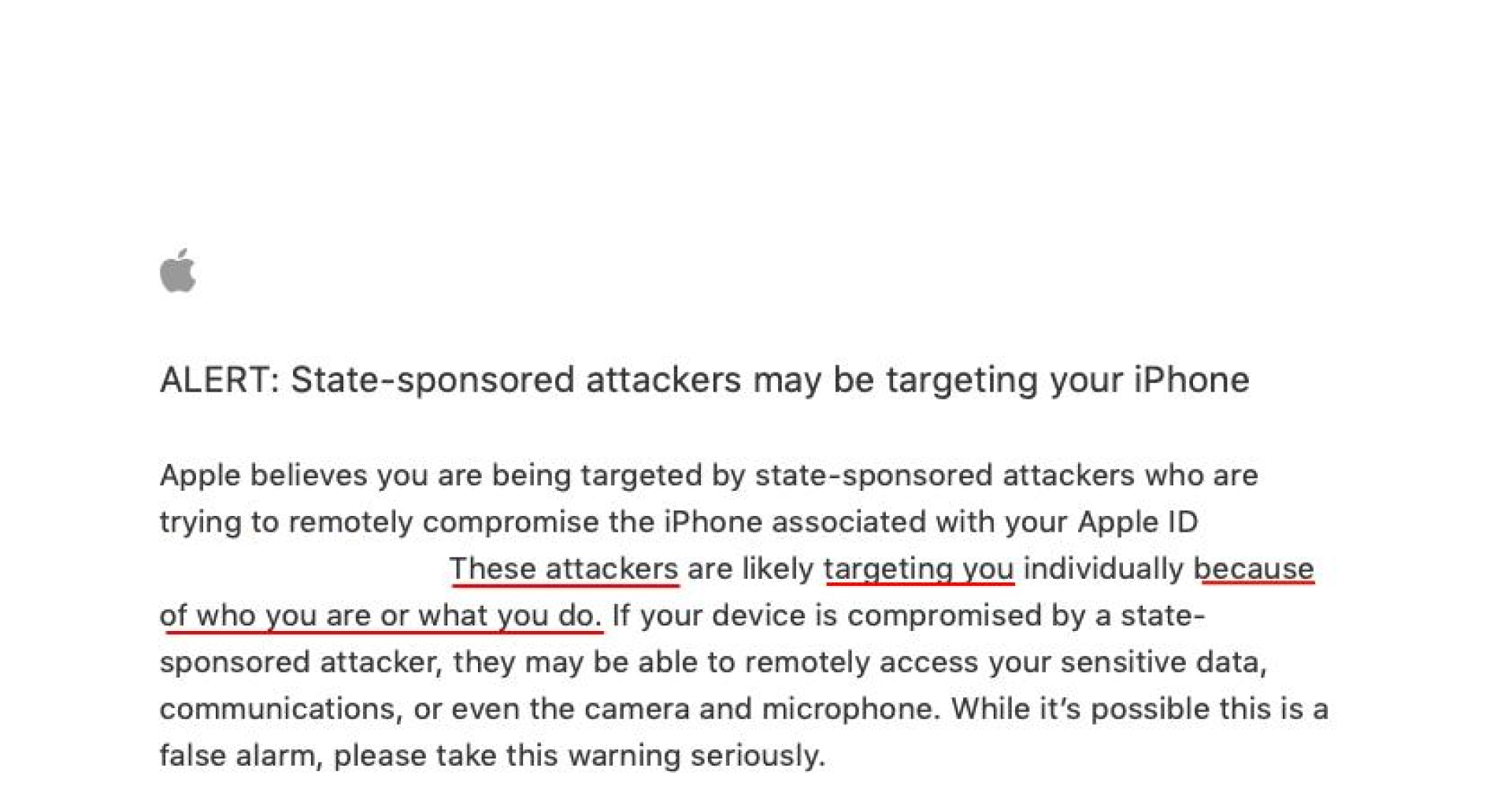 ไทยก็โดน!! นักเคลื่อนไหวในไทยได้รับแจ้งเตือนจาก Apple ตกเป็นเป้าโจมตีจากรัฐบาล