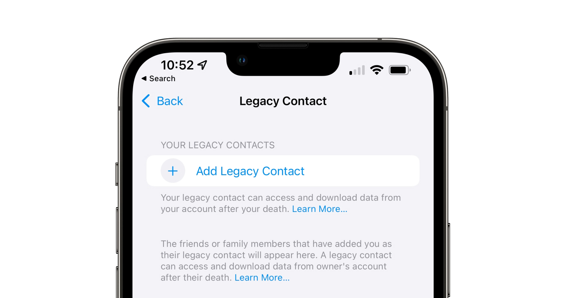 อย่าเพิ่งตาย!! iOS 15.2 Beta 2 เปิดให้ผู้ใช้เขียนมรดก ให้ครอบครัวเข้าถึงข้อมูล หลังจากโลกไปได้แล้ว