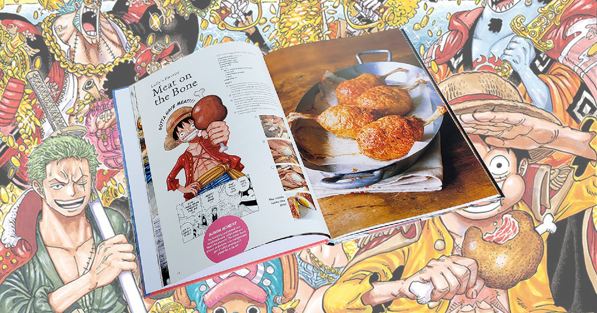 กินตามลูฟี่ ปรุงตามซันจิ หนังสือรวมเมนูโจรสลัดจากการ์ตูน One Piece