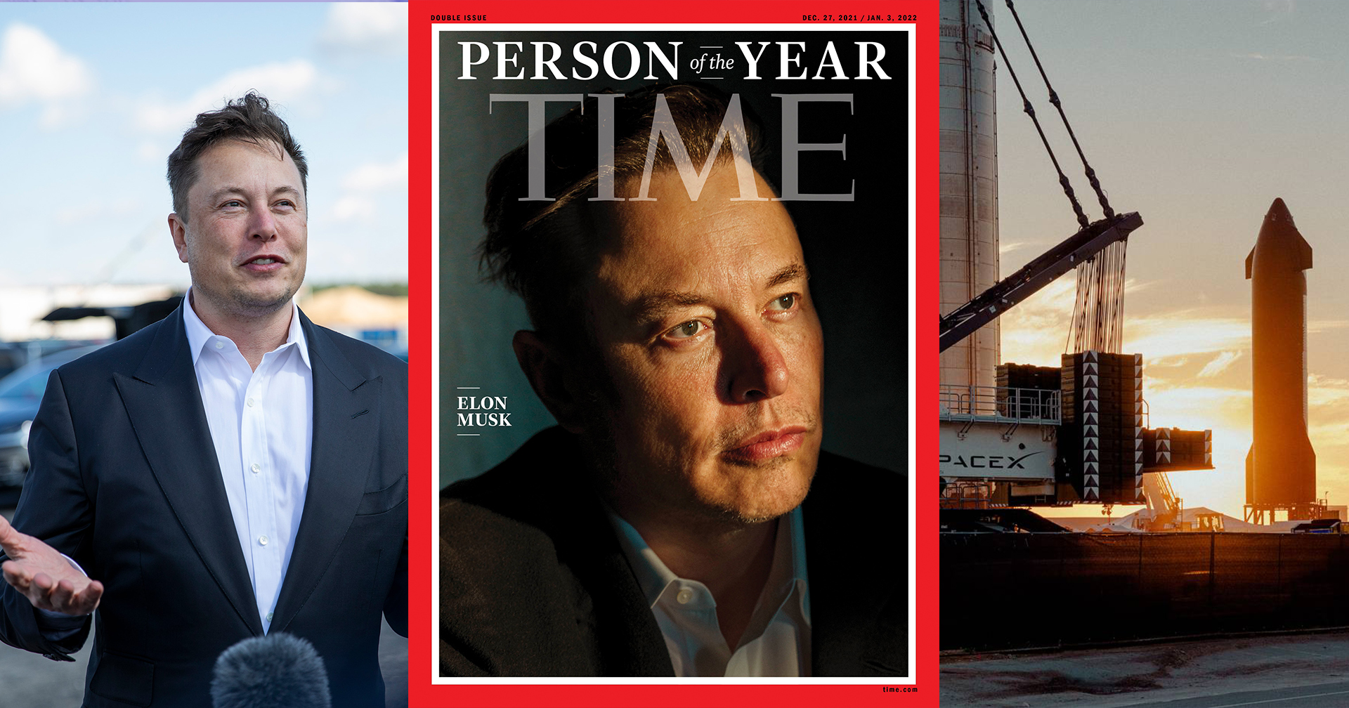 อีลอนมัสก์’ ขึ้นปก ‘บุคคลแห่งปี 2021’ นิตยสาร TIME
