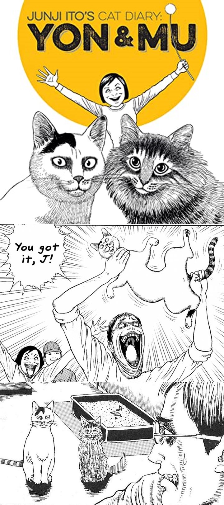 Junji Ito's Cat Diary Yon & Mu