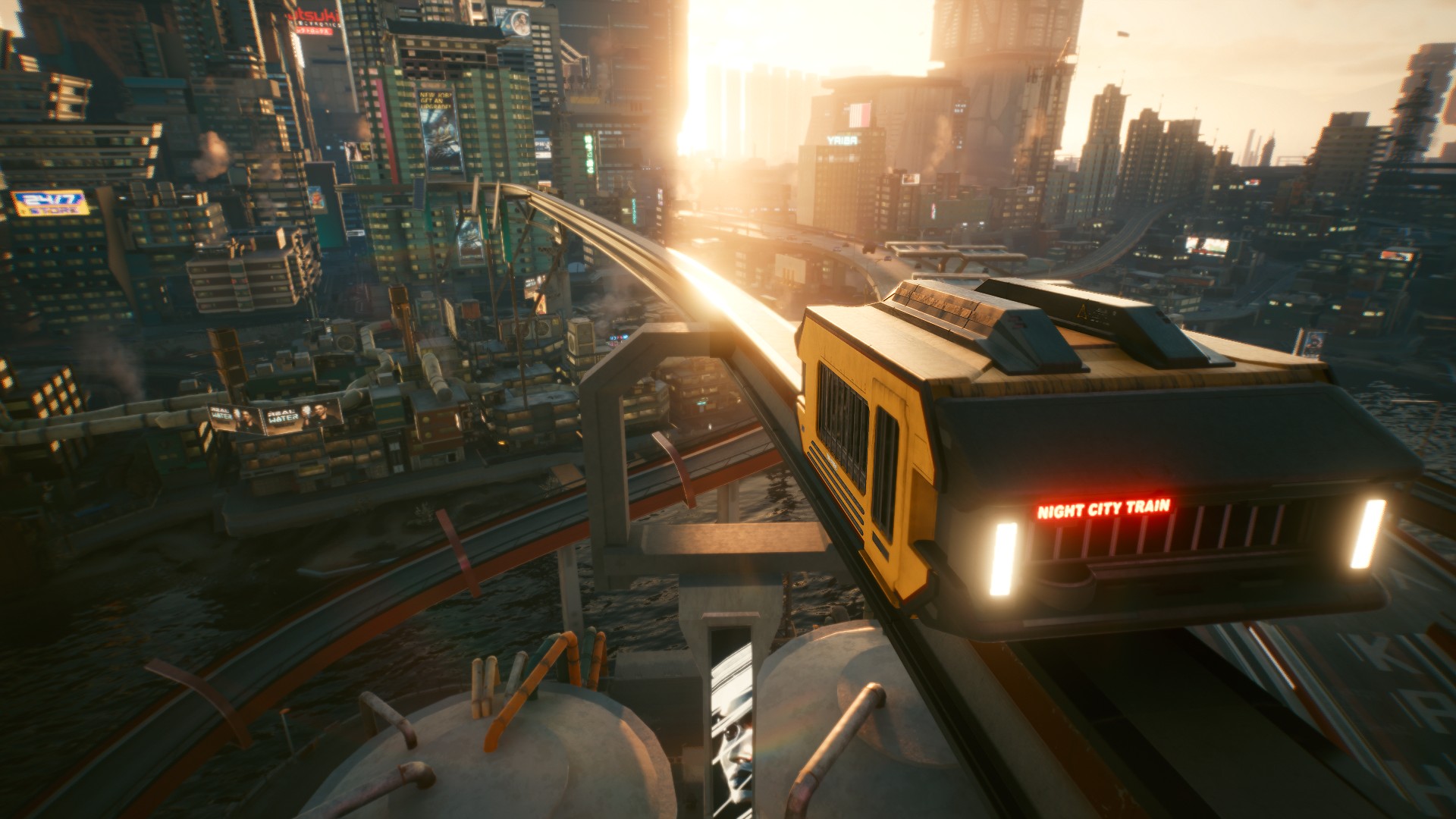 Metro System ม็อดที่ช่วยทำให้ Cyberpunk 2077 มีสถานีรถไฟฟ้าภายในเกม