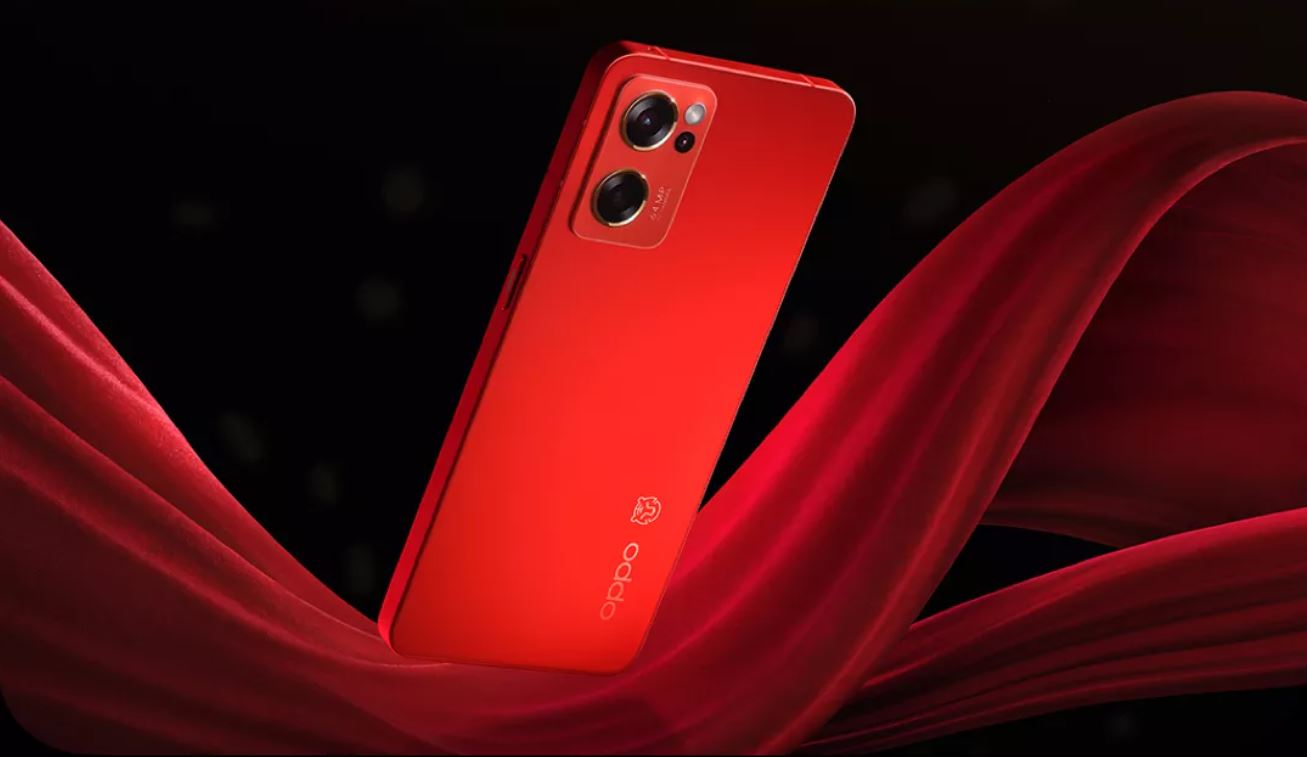 เปิดตัว OPPO Reno7 New Year Edition สีแดงกำมะหยี่และโลโก้เสือรับปีนักษัตรจีน 2022