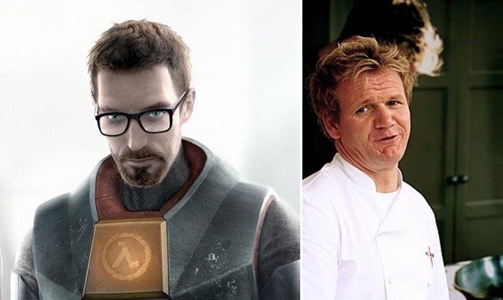 Half – Life 
 Gordon Ramsay