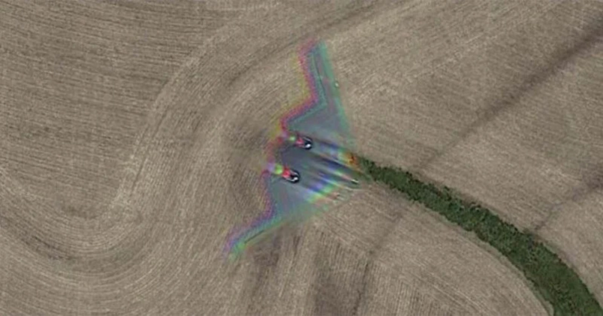 มายังไง!? Google Maps ถ่ายติดเครื่องบินทิ้งระเบิดล่องหน B-2 Spirit Stealth Bomber