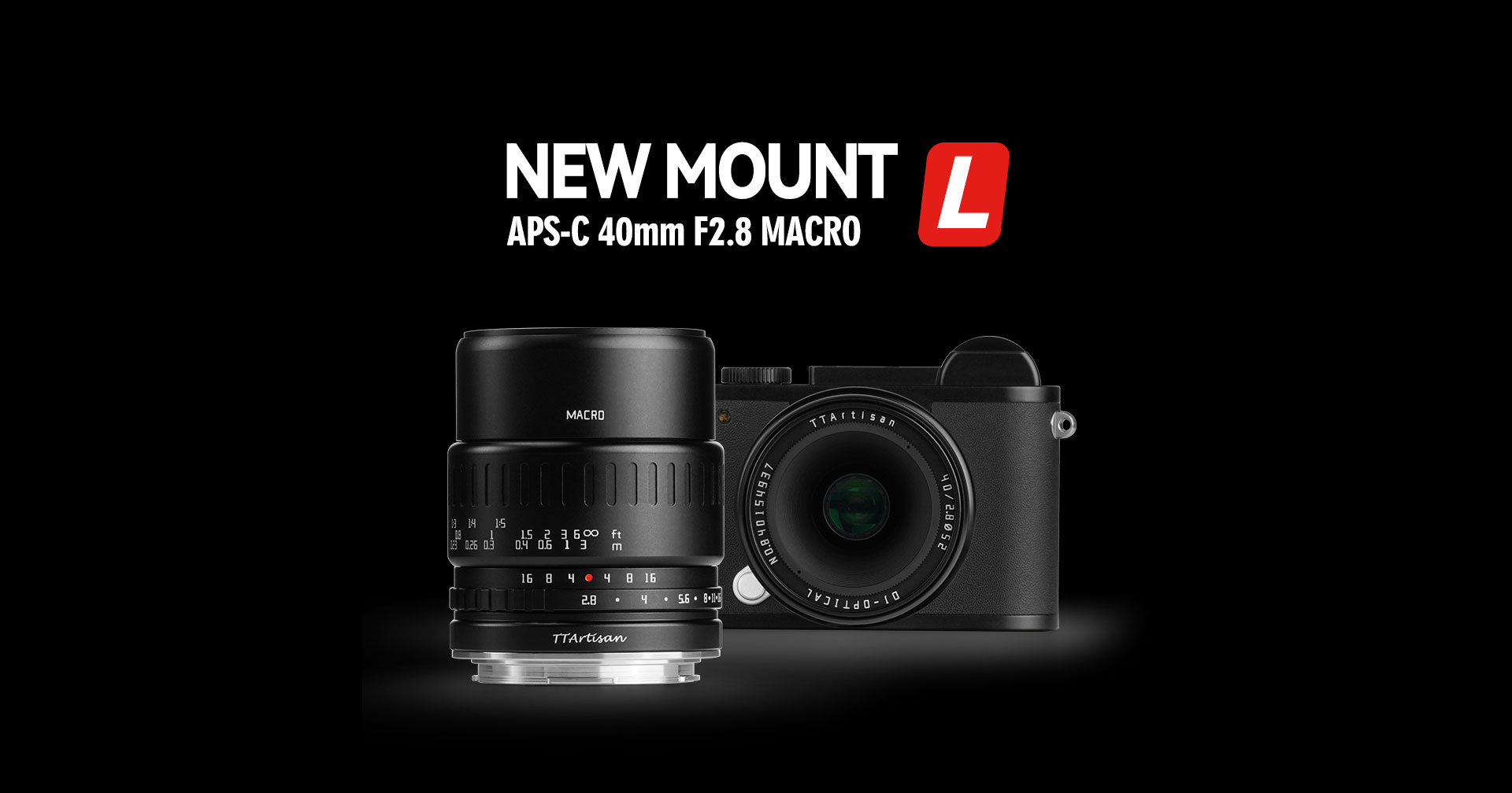เมาท์ใหม่ TTArtisan 40mm F2.8 macro 1:1 APS-C รองรับกล้อง L-mount
