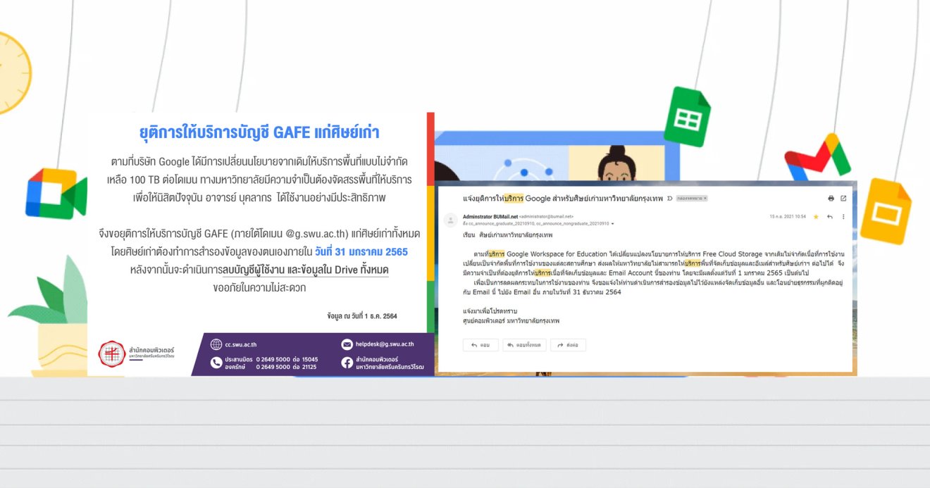 นโยบายใหม่ของ Google ทำพิษ หลายสถาบันการศึกษาประกาศยุติให้บริการ Google Workspace สำหรับศิษย์เก่า