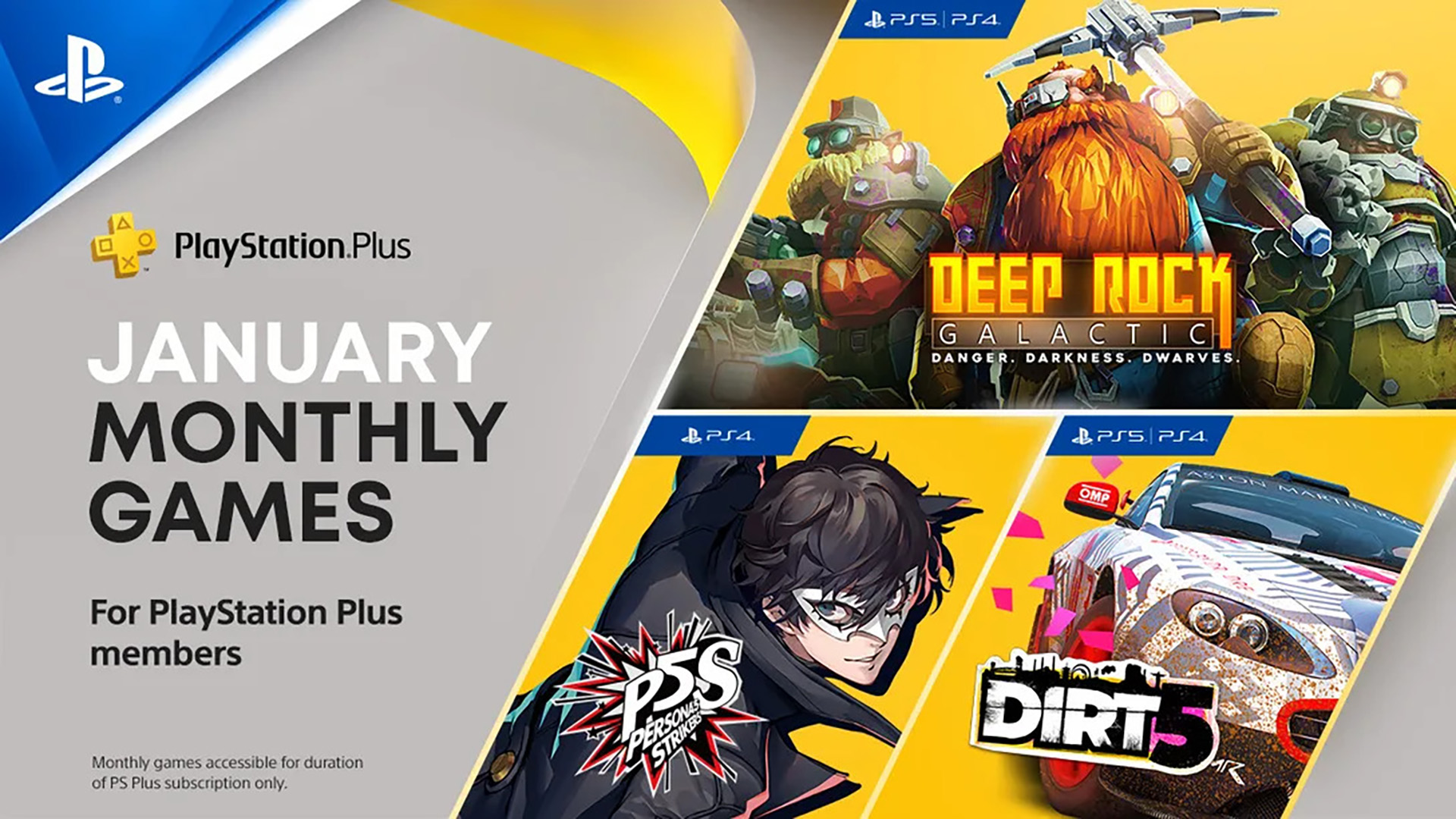 Sony เผยรายชื่อเกมฟรีของชาว PS Plus ประจำเดือนมกราคม 2022 (โซน 1)