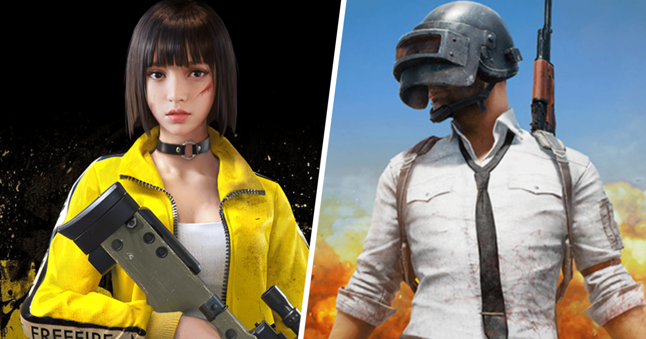 Free Fire และ PUBG