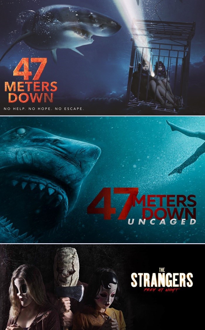 47 Meters Down
47 Meters Down Uncaged
The Strangers Prey at Night