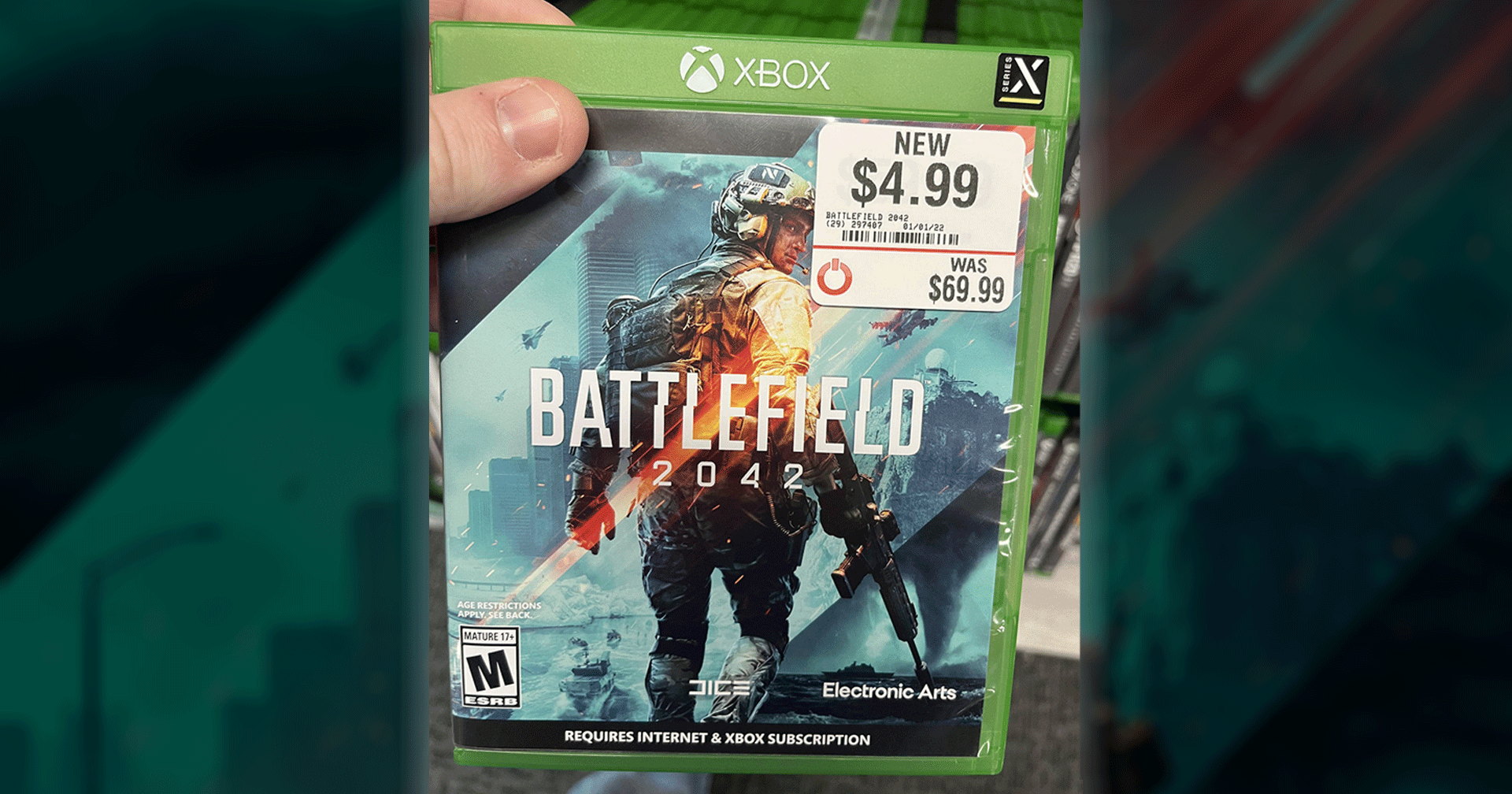 ผู้เล่นพบแผ่น Battlefield 2042 มือหนึ่ง จำหน่ายในราคา 168 บาท หลังเปิดตัวได้ไม่ถึง 2 เดือน