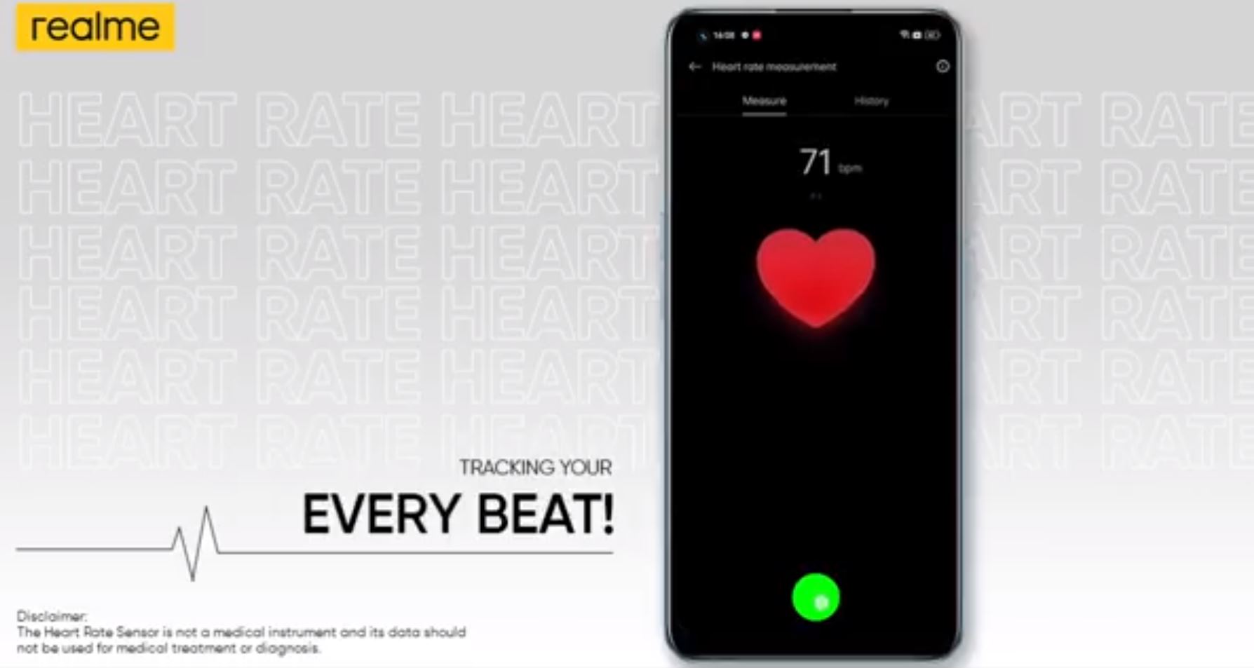 Realme 9 Pro+ จะมีฟีเจอร์วัดอัตราการเต้นหัวใจ จากเซนเซอร์สแกนลายนิ้วมือ