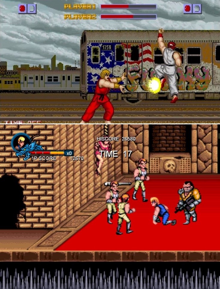 Street Fighter 1
Double Dragon