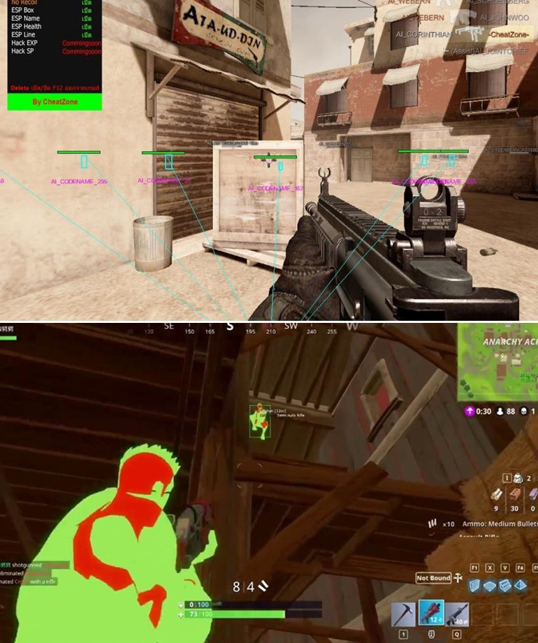 Counter-Strike
Fortnite