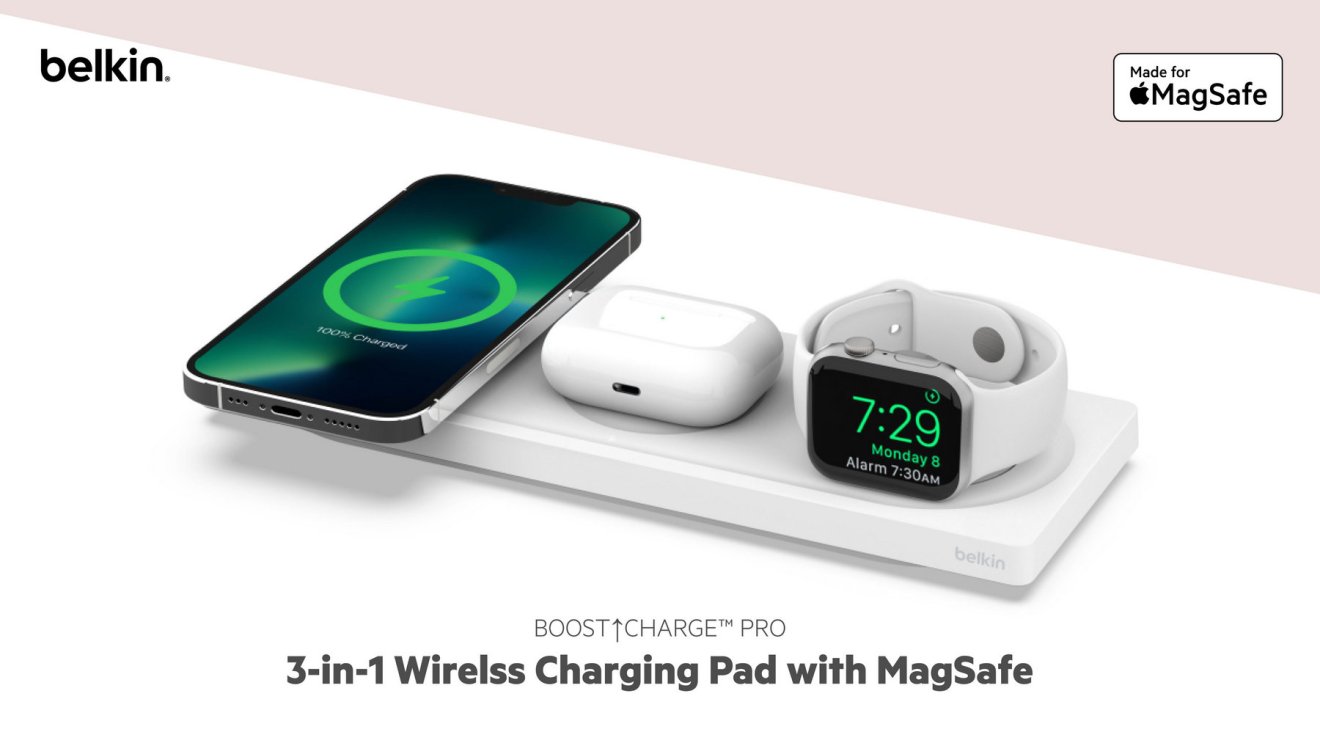 Belkin เปิดตัวแท่นชาร์จ MagSafe ราคา 7,000 พร้อมแท่น Thunderbolt 4 ราคาเกือบ 20,000