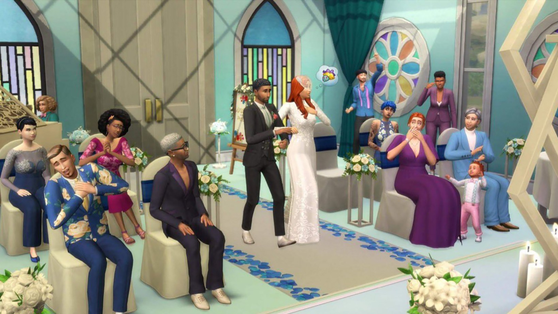หลุดข้อมูลเนื้อหาเสริมใหม่ของ The Sims 4 ที่มาในธีมแต่งงาน