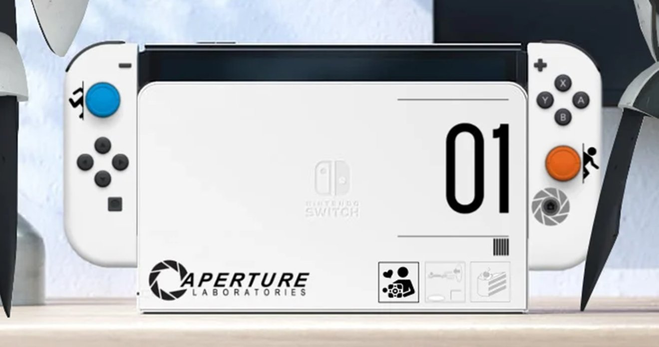เปิดงานออกแบบ Nintendo Switch ลายจากเกม Portal ที่แฟนเกมทำเอง