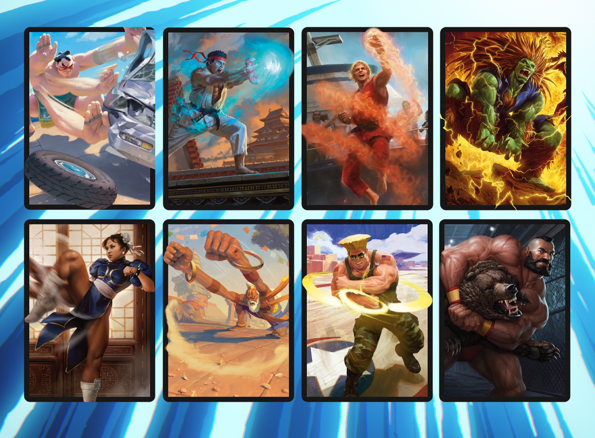 Magic: The Gathering ออกการ์ดชุดพิเศษ Street Fighter