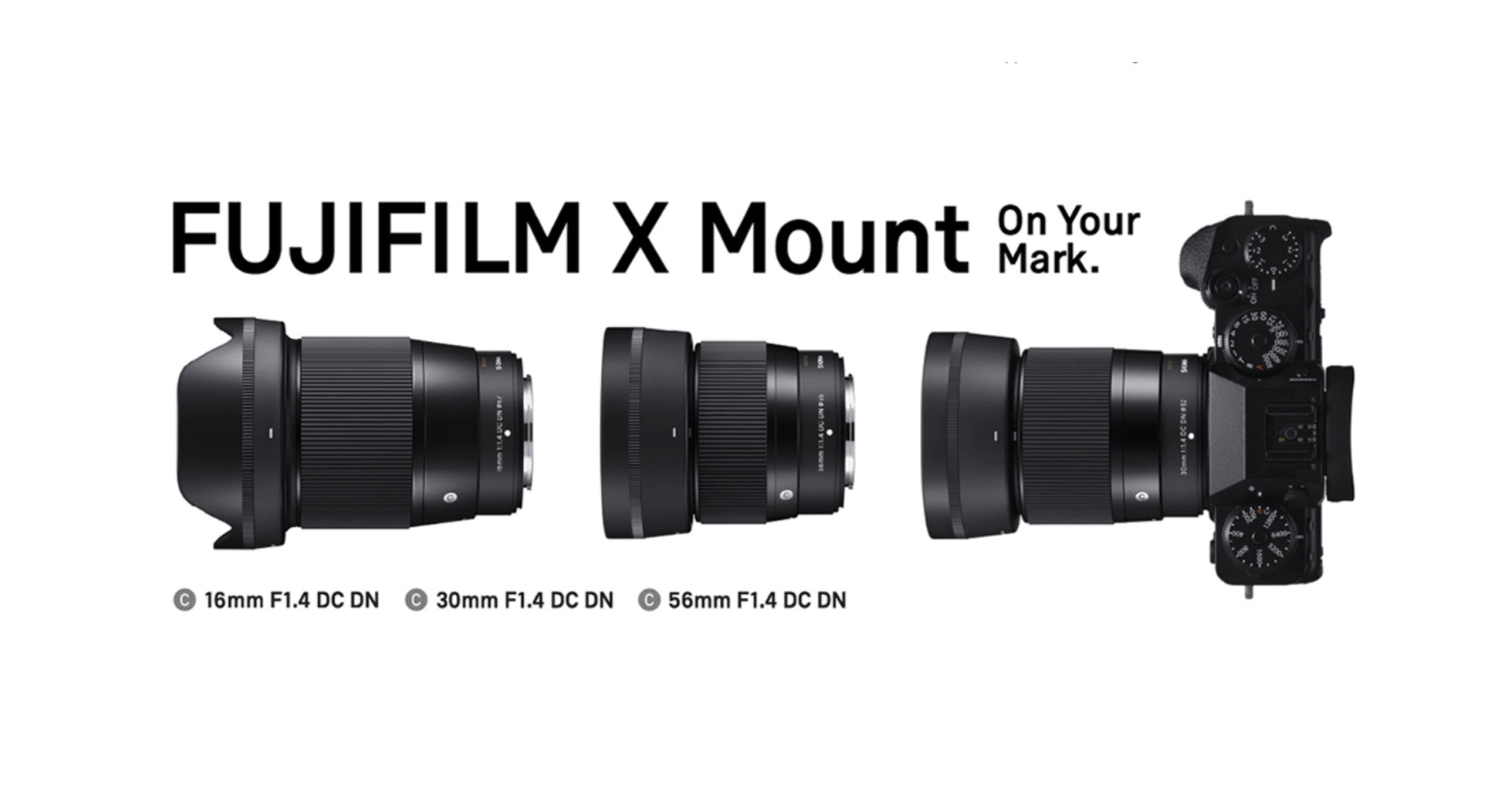 มาแล้ว! Sigma 16mm, 30mm และ 56mm f/1.4 DC DN Contemporary เมาท์ Fujifilm X
