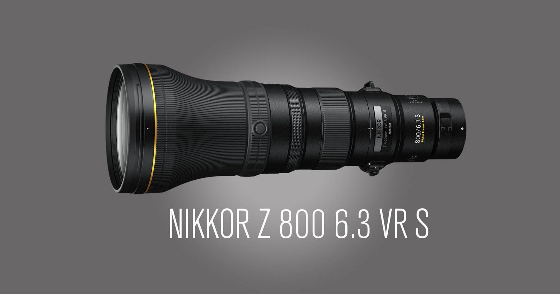 Nikon Z 800mm f/6.3 VR PF S จะมีน้ำหนักที่เบากว่าเวอร์ชัน F-mount ถึงครึ่งหนึ่ง!