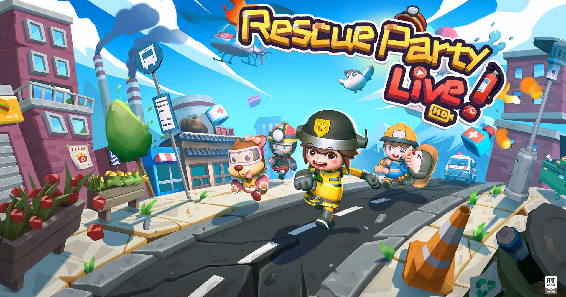 [รีวิวเกม] Rescue Party: Live! เกม co-op กู้ภัยทำลายมิตรภาพ สุดชุลมุน