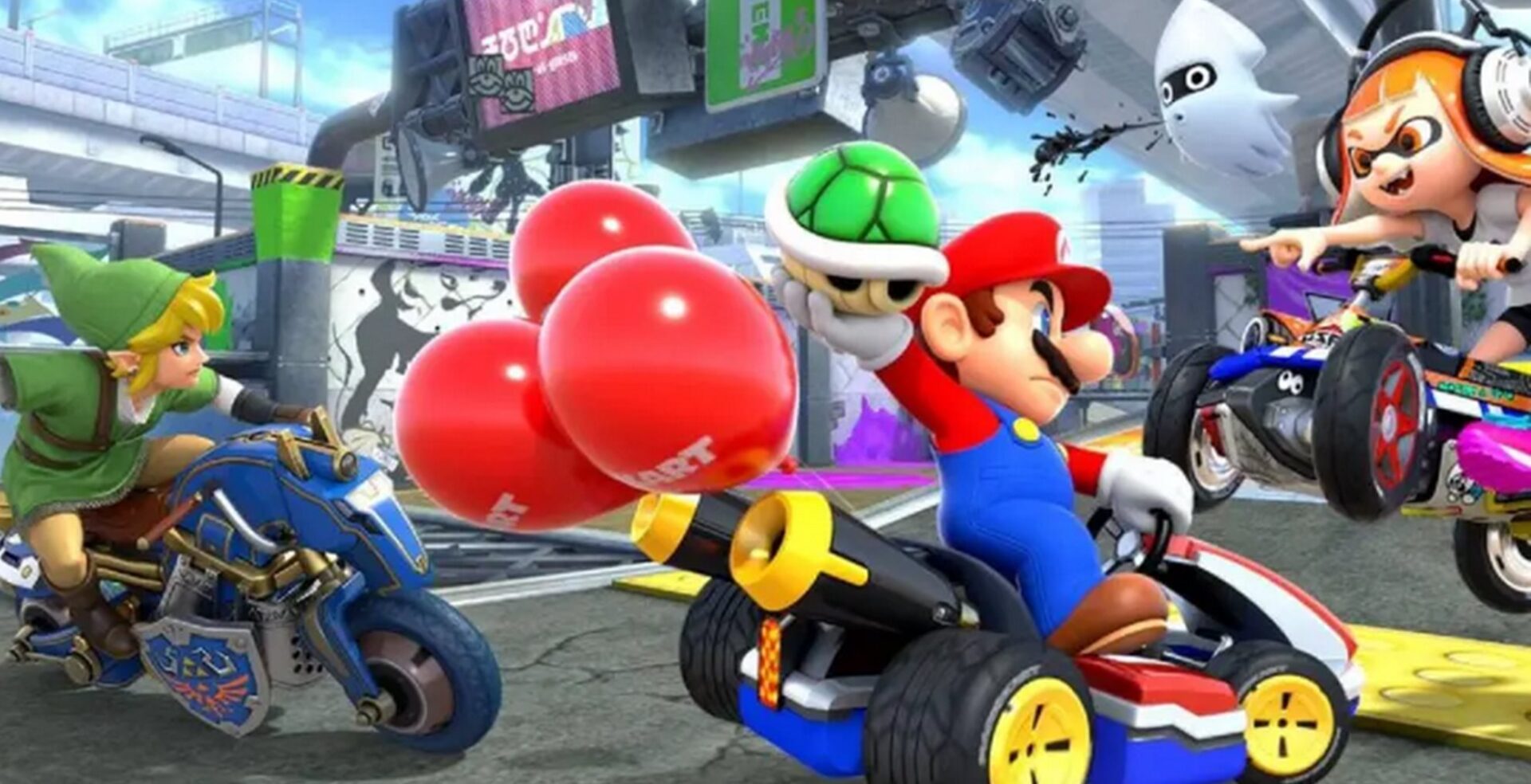 ปู่นินเปิดให้โหลดสนามแข่งใหม่ในเกม Mario Kart 8 Deluxe แล้ว