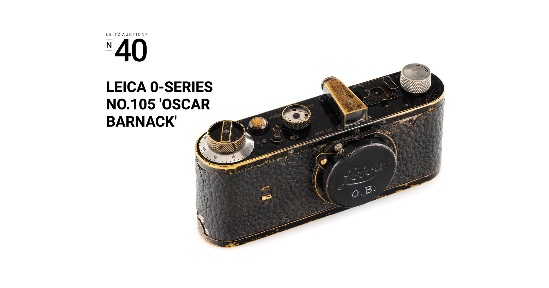 Leica 0-Series กล้องรุ่นต้นแบบของ Oskar Barnack ทุบสถิติชนะการประมูลไปในราคาสูงถึง 524 ล้านบาท!