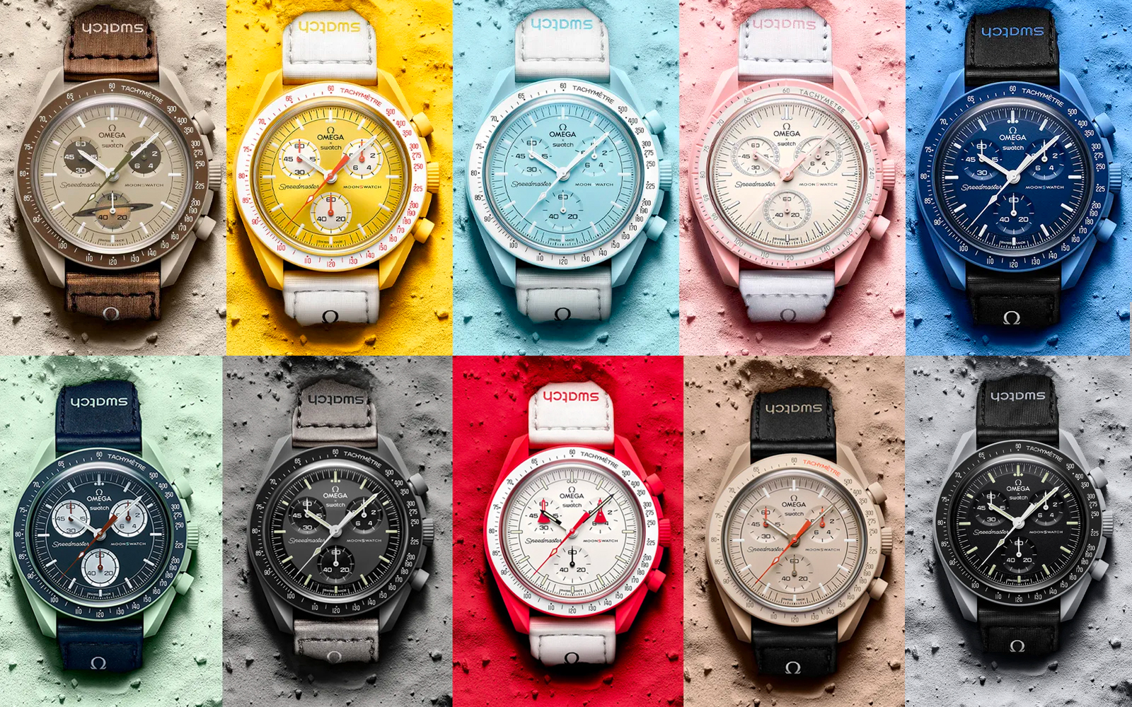 เผยโฉมนาฬิกา Omega x Swatch มี 11 แบบ ตั้งชื่อและสีตามดวงดาว เคาะราคาไทย 8,700 บาท