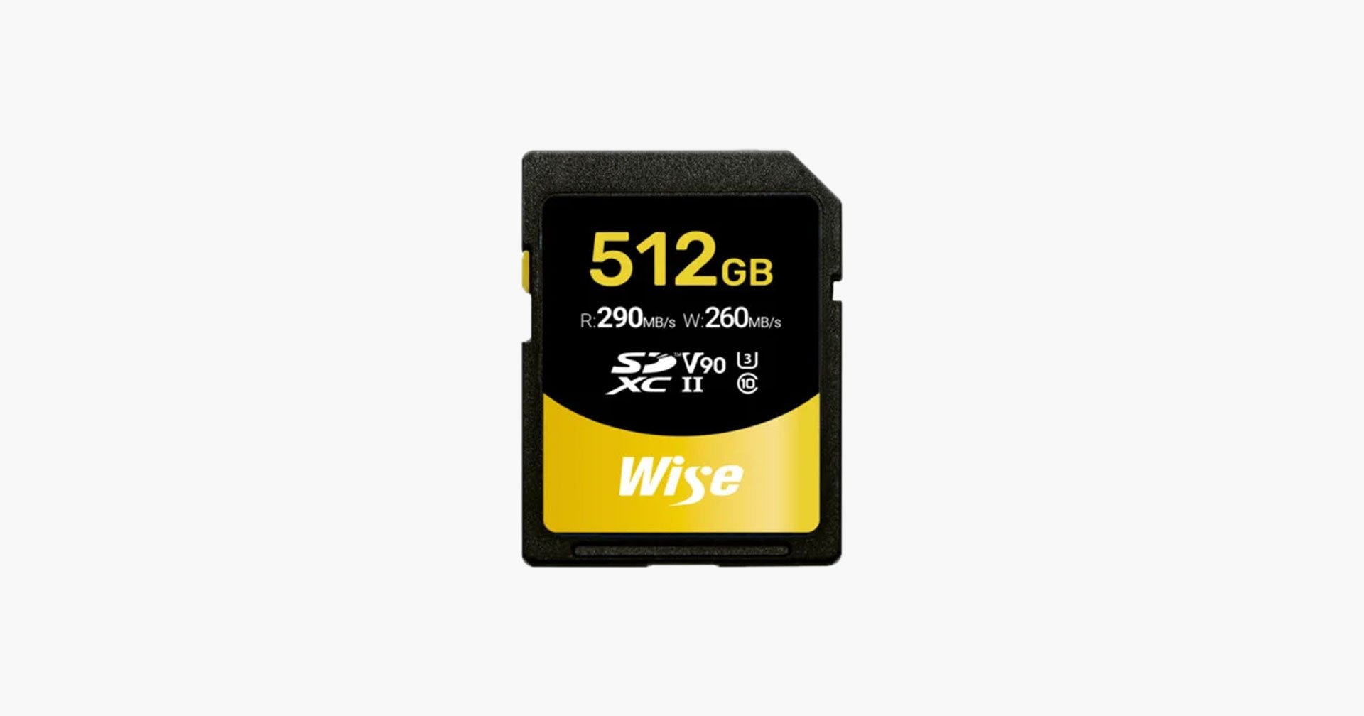 เปิดตัว Wise SD Card UHS-II 512GB ระดับ V90 ตัวแรกของโลก!