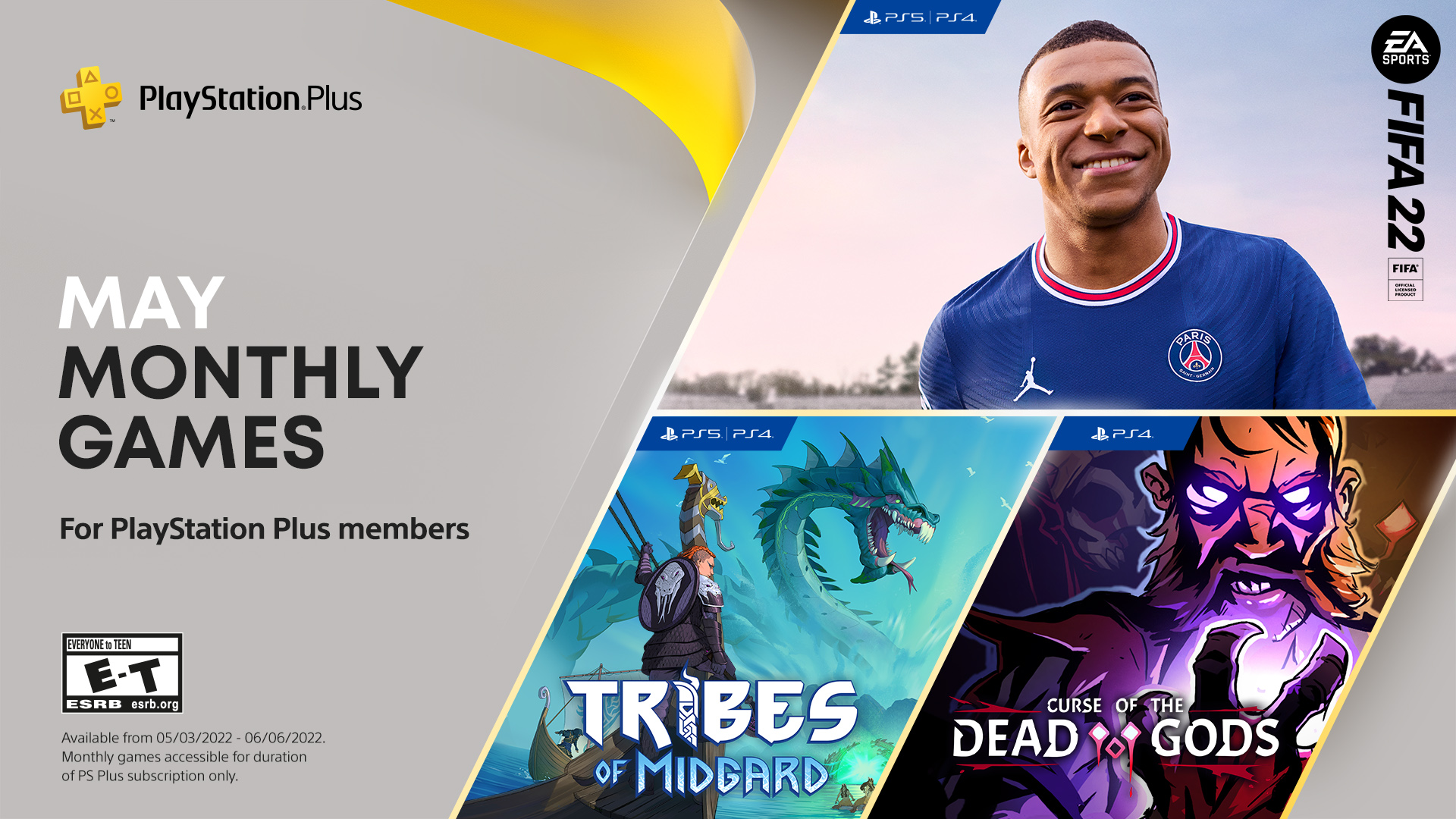 Sony เผยรายชื่อเกมฟรีของชาว PS Plus ประจำเดือนพฤษภาคม 2022 (โซน 1)