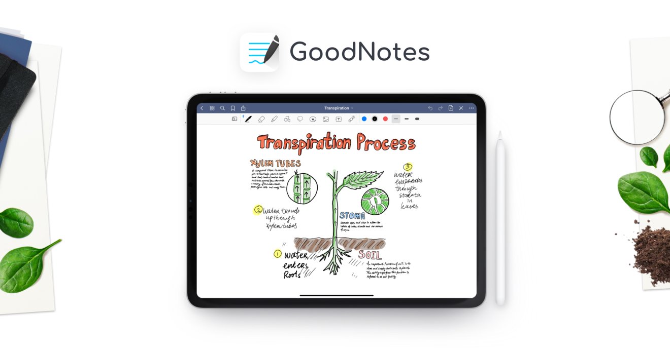 GoodNotes แอปจดโน้ตยอดนิยมเปิดให้โหลดฟรีแล้ว