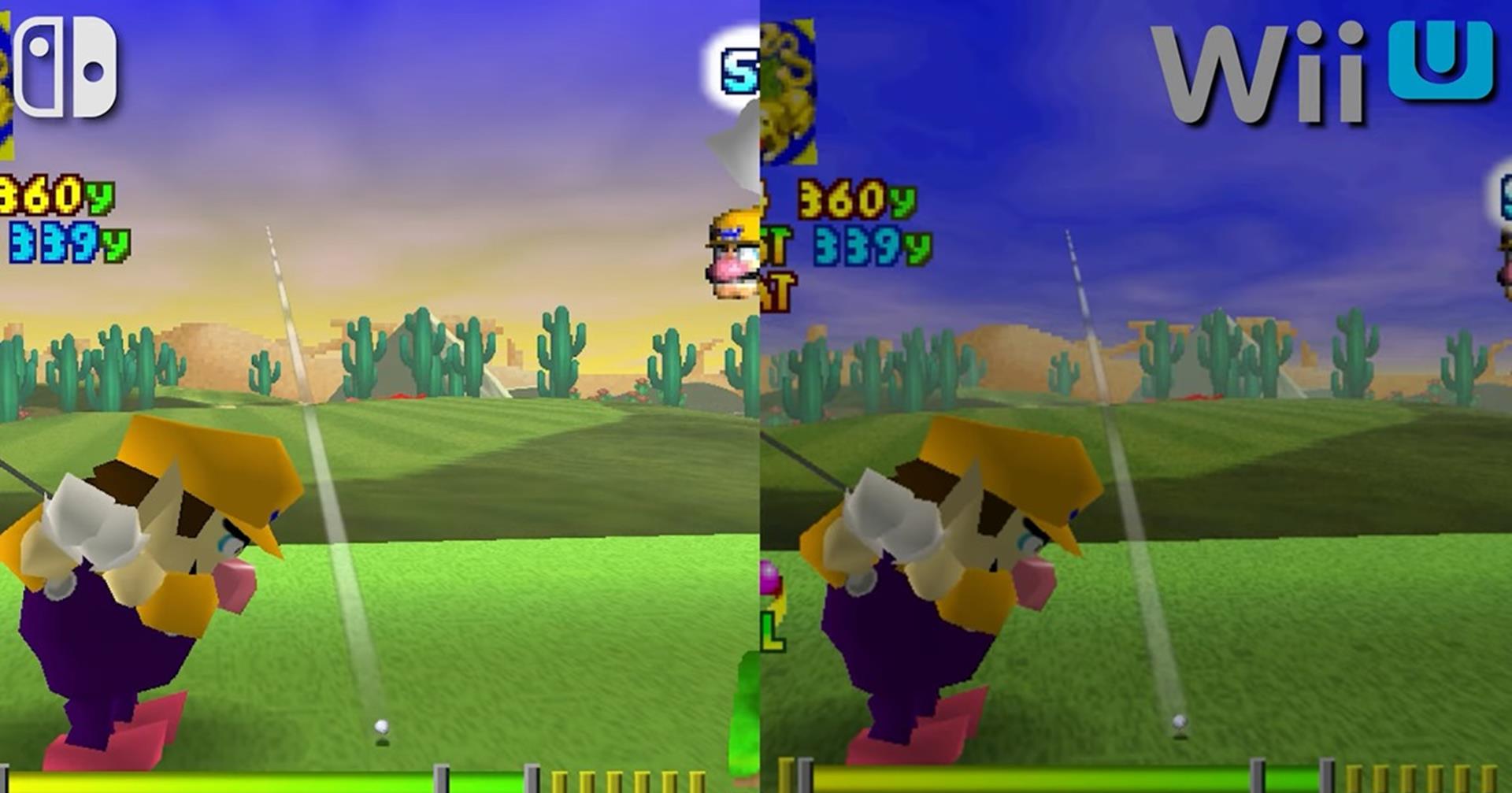 เทียบกับชัด ๆ Mario Golf บน N64 , WiiU กับ Switch