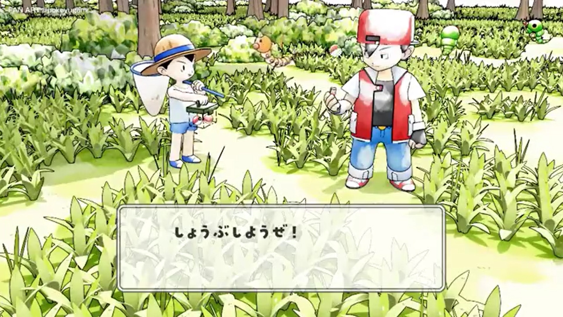 แฟนเกม Pokemon นำ Pokemon Red กับ Blue มารีเมกใหม่ แต่คงเอกลักษณ์เดิมไว้