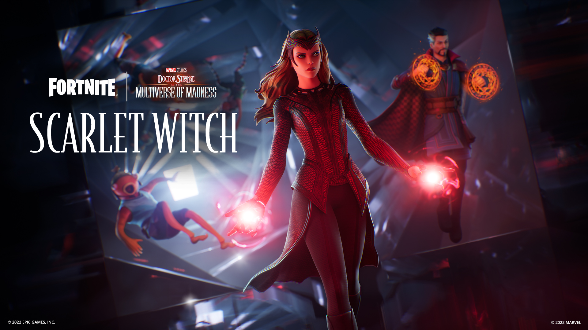 Fortnite เพิ่มชุด Scarlet Witch จาก Doctor Strange in the Multiverse of Madness