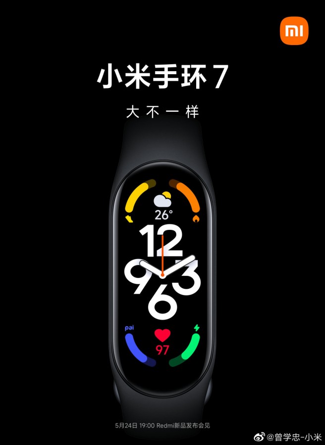 Xiaomi Mi Band 7 เตรียมเปิดตัว 24 พฤษภาคมนี้!