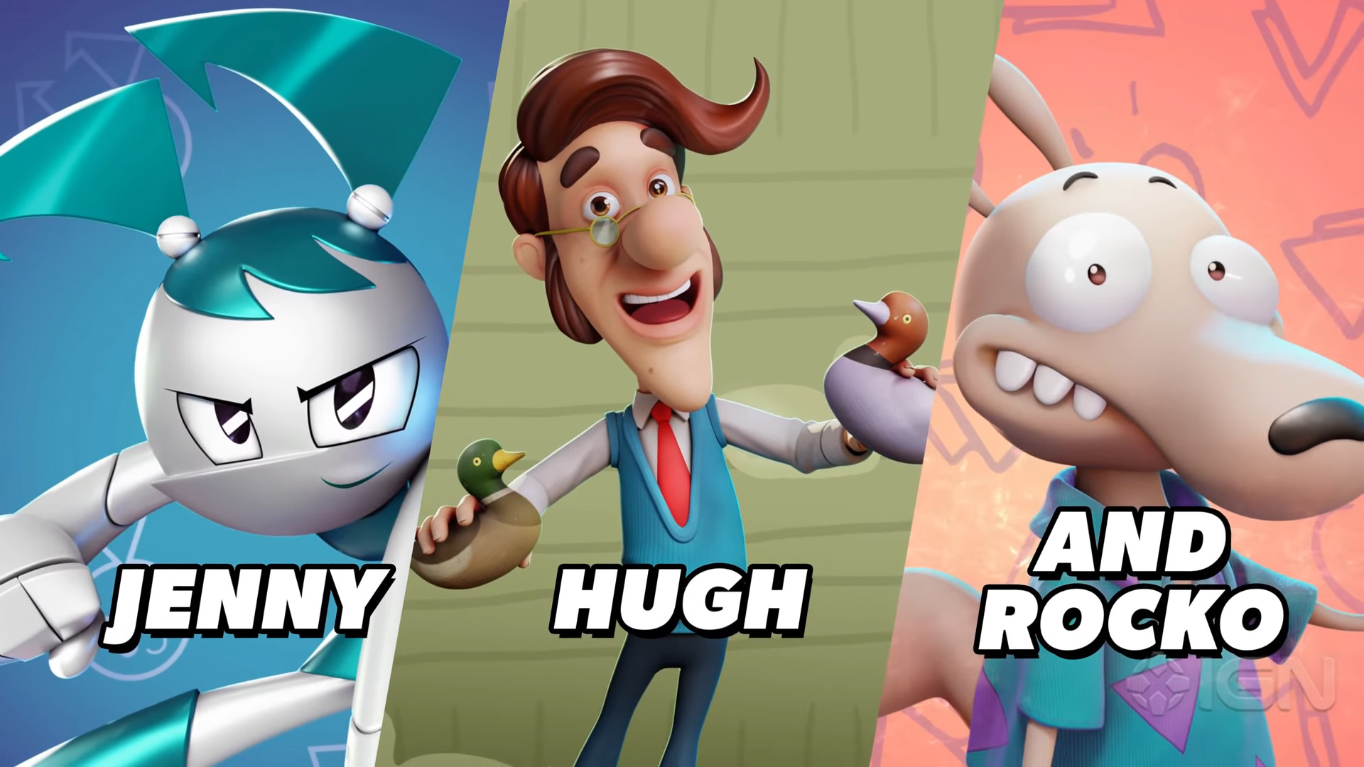 Nickelodeon All-Star Brawl เผยตัวละคร Jenny, Hugh Neutron และ Rocko