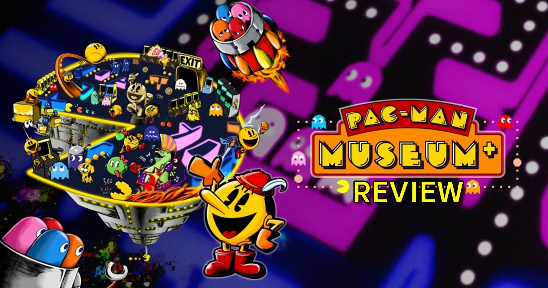 รีวิวเกม Pac-Man Museum + พิพิธภัณฑ์เกมกินเม็ดในตำนาน