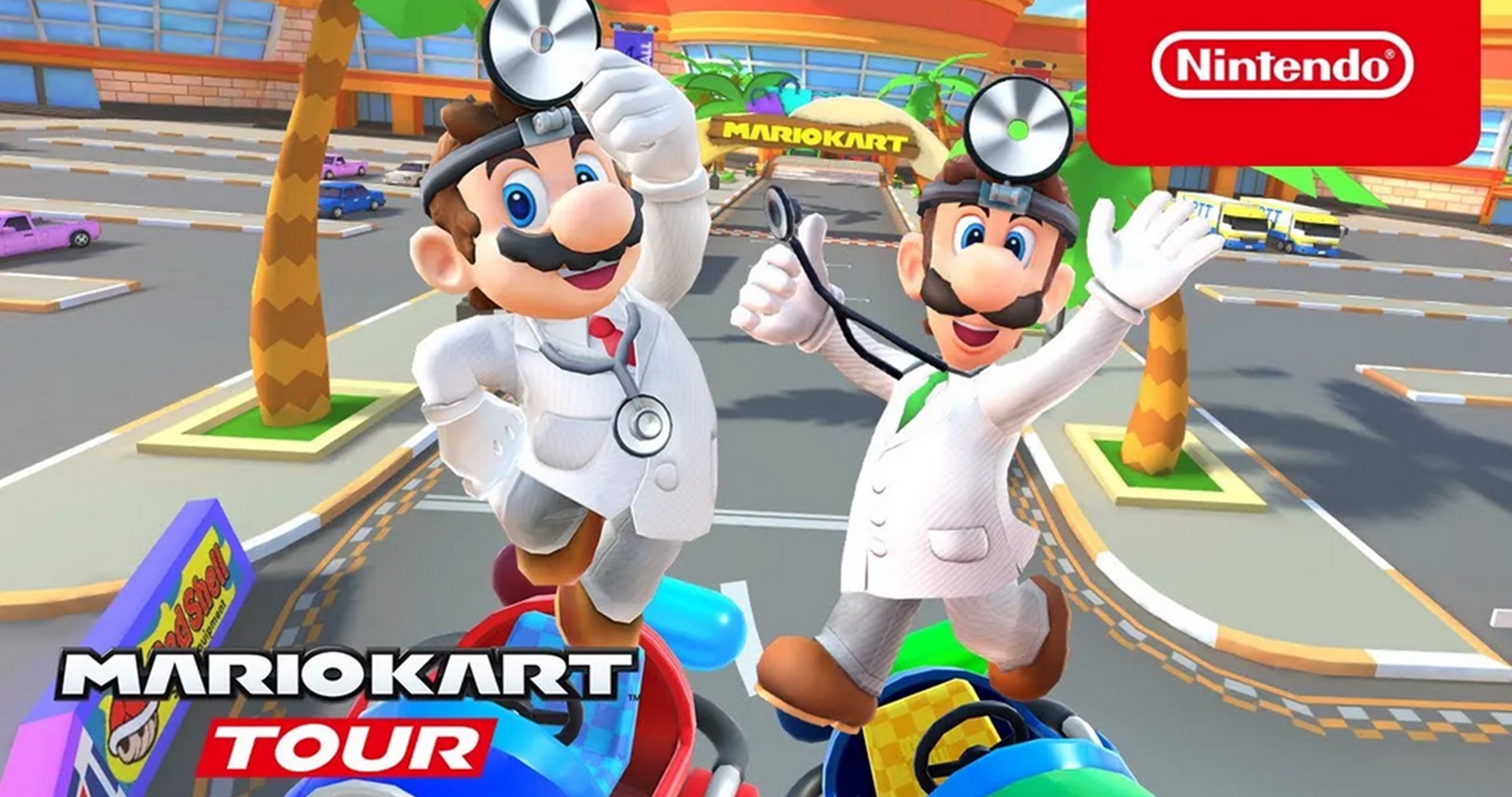 คุณหมอ Mario เตรียมจัดทัวร์ในเกม Mario Kart Tour