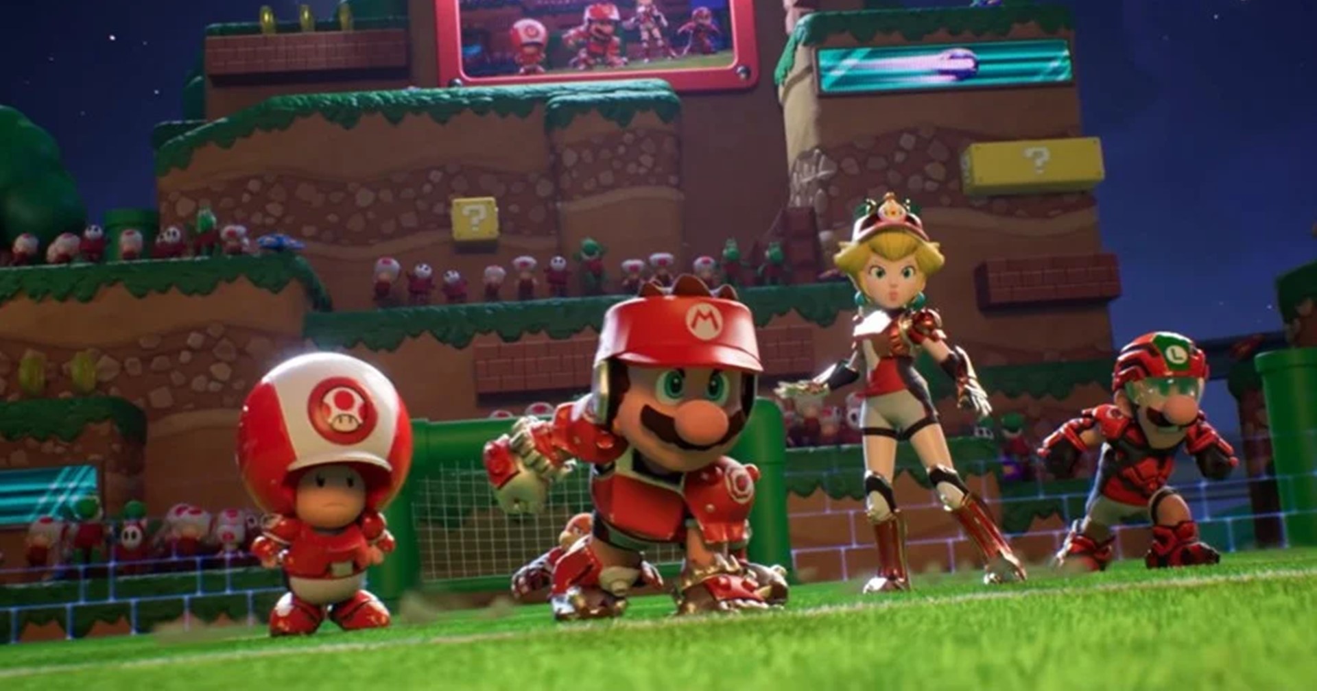 Nintendo เปิดตัวคัตซีนในเกม Mario Strikers: Battle League