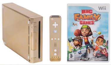 เครื่องเกม Wii ชุบทองคำในตำนานได้ถูกเอามาประมูลขายแล้ว