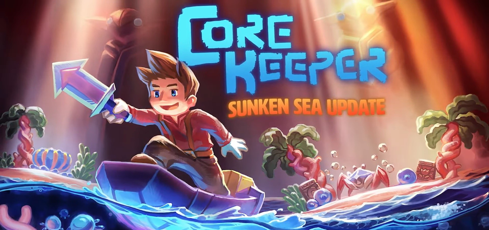 Core Keeper เกมสำรวจถ้ำดูดเวลา เปิดตัวอัปเดตแรก Sunken Sea