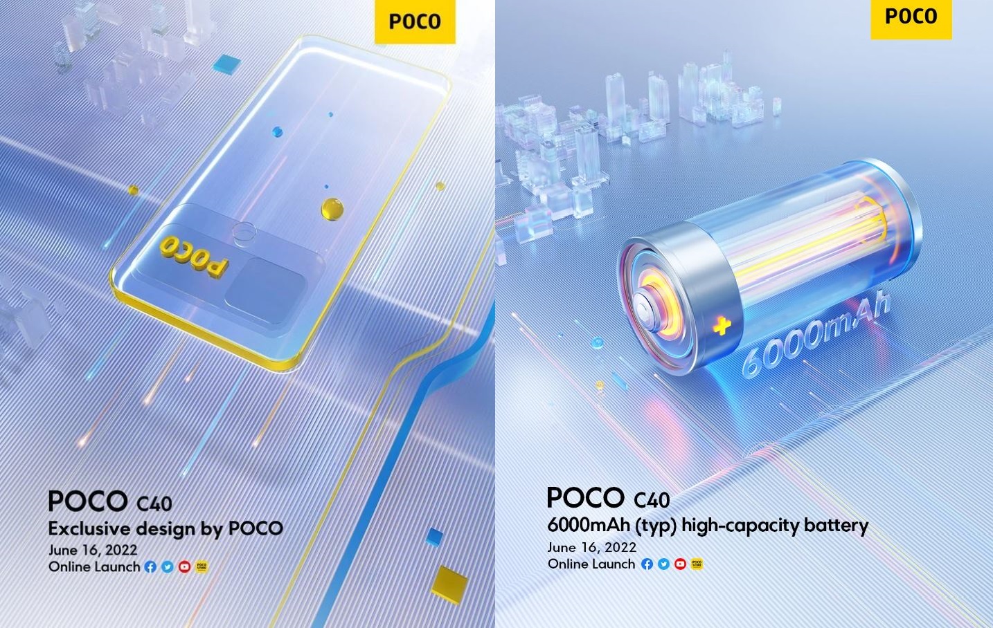 คอนเฟิร์มเปิดตัว Poco C40 สมาร์ตโฟนแบตอึด 6,000 mAh วันที่ 16 ม.ย.นี้