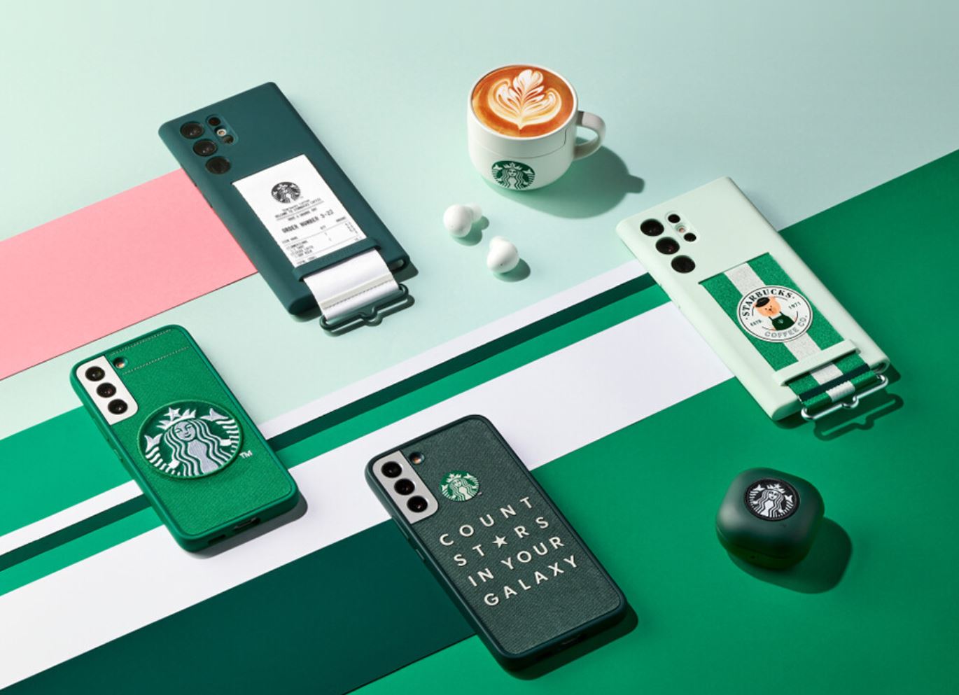 Starbucks ร่วมมือ Samsung เปิดตัวคอลเล็กชันพิเศษ: เคส Galaxy S22 และ Galaxy Buds 2 ที่เกาหลีใต้!