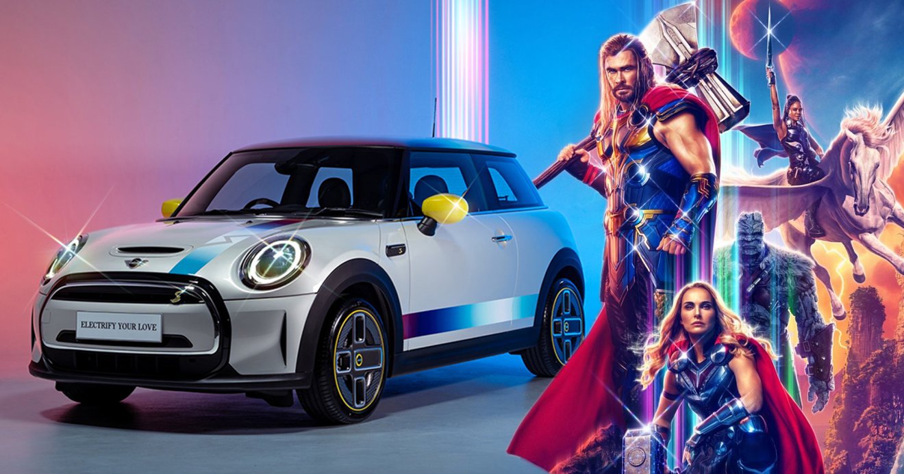 รถยนต์ไฟฟ้า “MINI Electric” ดีไซน์พิเศษ ที่ได้แรงบันดาลใจจาก ‘Thor: Love and Thunder’