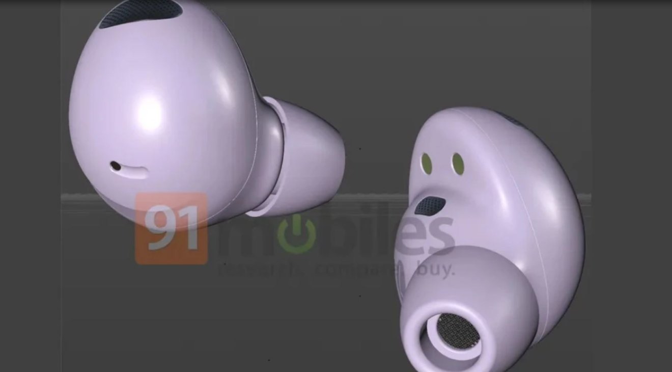 หลุดภาพเรนเดอร์ Samsung Galaxy Buds 2 Pro มาพร้อมตัวเลือก 3 สี: ขาว, ดำ, ม่วง